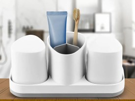 Organizador baño blanco 3 piezas 